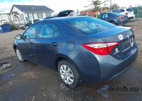 2016 Toyota Corolla Le from USA, damaged, VIN 2T1BURHEXGC727566